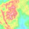 Moreland topographic map, elevation, terrain