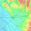 Castro Valley topographic map, elevation, terrain
