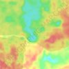 Yendidori topographic map, elevation, terrain
