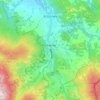 Korbielów Dolny topographic map, elevation, terrain
