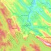 Cheruthoni topographic map, elevation, terrain