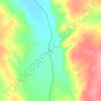 Fô topographic map, elevation, terrain