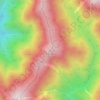新蛇抜山 topographic map, elevation, terrain