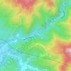 Klondykes topographic map, elevation, terrain