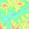 Teli topographic map, elevation, terrain