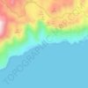 Tris Ekklisies topographic map, elevation, terrain