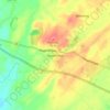 Gwalchmai topographic map, elevation, terrain