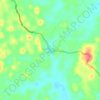 Tajah Antang Raya topographic map, elevation, terrain