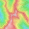 Mount Elmer topographic map, elevation, terrain
