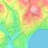 Willaston topographic map, elevation, terrain