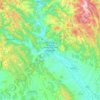 Mitrovica topographic map, elevation, terrain