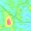 Total topographic map, elevation, terrain