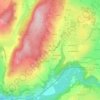 Moiry topographic map, elevation, terrain
