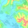 Hankey topographic map, elevation, terrain