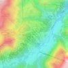 Oberlech topographic map, elevation, terrain