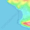 Croyde Bay topographic map, elevation, terrain
