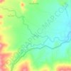 Lanaus topographic map, elevation, terrain