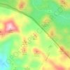 Tršić topographic map, elevation, terrain