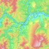 Ebian topographic map, elevation, terrain