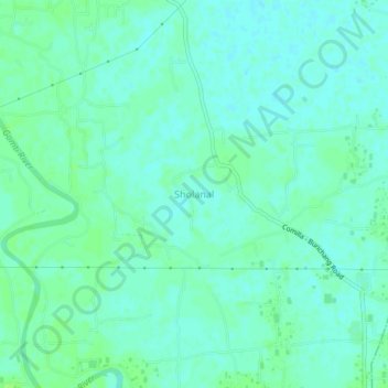 Sholanal topographic map, elevation, terrain