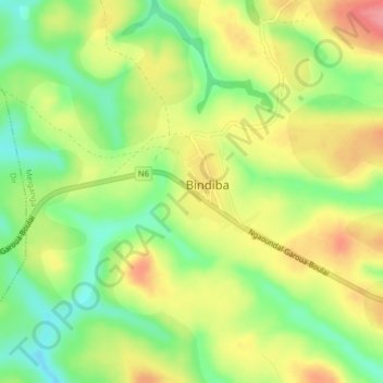 Kalaldi topographic map, elevation, terrain