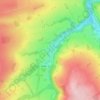 Bearsbridge topographic map, elevation, terrain