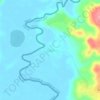 Luali topographic map, elevation, terrain