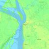 Chandpur topographic map, elevation, terrain