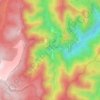 Jenolan Caves topographic map, elevation, terrain