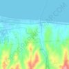 Dramia topographic map, elevation, terrain