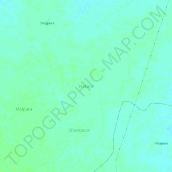 Nakara topographic map, elevation, terrain