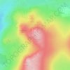 Woodend Height topographic map, elevation, terrain