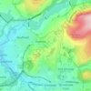 Little Padfield topographic map, elevation, terrain