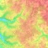 La Sauzaie topographic map, elevation, terrain