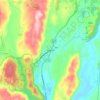 Amenia topographic map, elevation, terrain