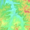 Jambangan topographic map, elevation, terrain