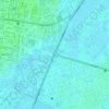 دوار مدريد topographic map, elevation, terrain