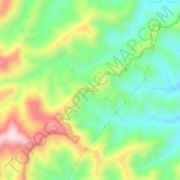 Hindam topographic map, elevation, terrain