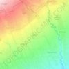 Jiwan topographic map, elevation, terrain