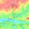 Kerfourchec topographic map, elevation, terrain