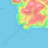 Heybrook Bay topographic map, elevation, terrain