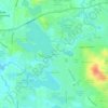 Oxbow topographic map, elevation, terrain