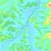 Andranomiady topographic map, elevation, terrain