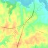 Glenns topographic map, elevation, terrain