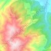 Agoulmim topographic map, elevation, terrain