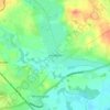 Hindford topographic map, elevation, terrain