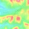 قاسيون topographic map, elevation, terrain