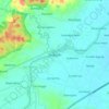 Megaluh topographic map, elevation, terrain