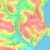 Towan topographic map, elevation, terrain