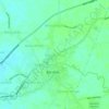 Barabai Timur topographic map, elevation, terrain